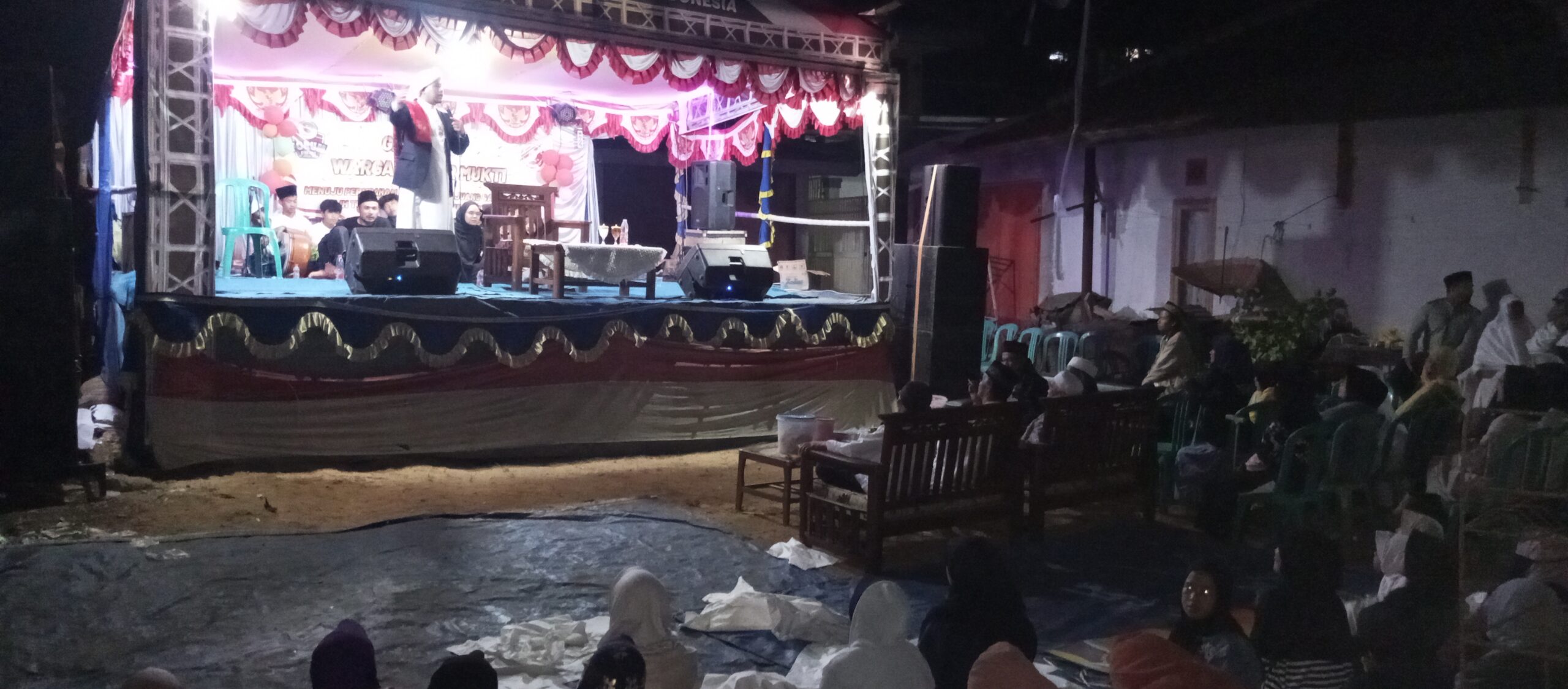 Kampung Mekar Mukti Rayakan HUT RI ke-79 dengan Tabligh Akbar